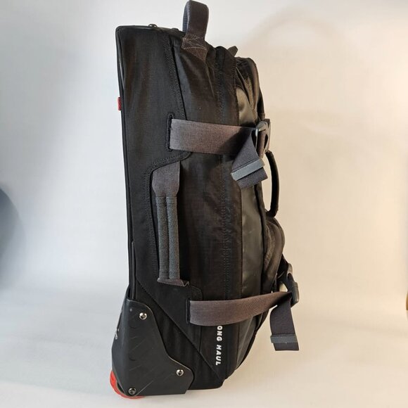 The North Face Long Haul Black Rolling Luggage Red Black Grey - Picture 5 of 9